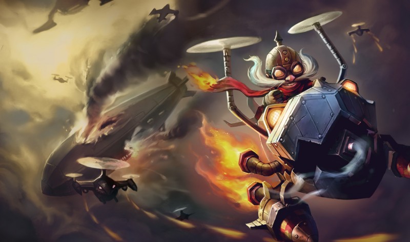 Corki Skin Clássica, a mais poderosa segundo o Faker