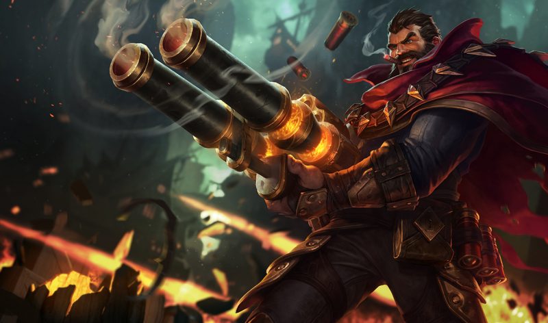 Splash Art do Graves no LoL.