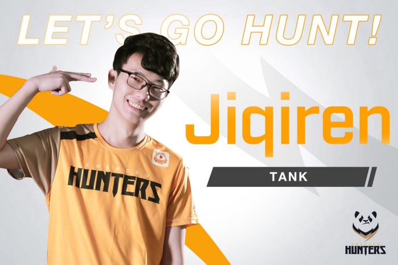 Chengdu Hunters apresenta Jiqiren como novo reforço para OWL Mais Esports