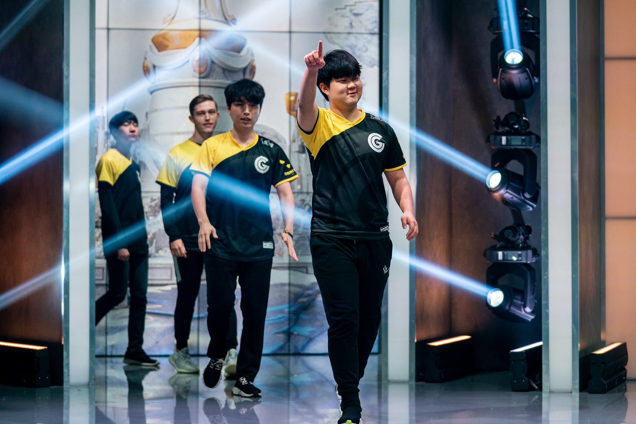 Imagem do Huni no mundial de 2019 pela Clutch Gaming 