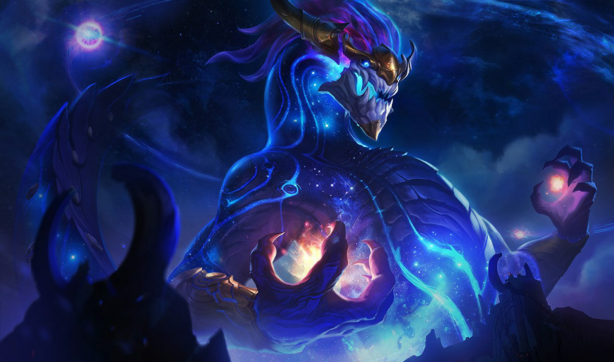 Imagem do Aurelion Sol, campeão do LoL
