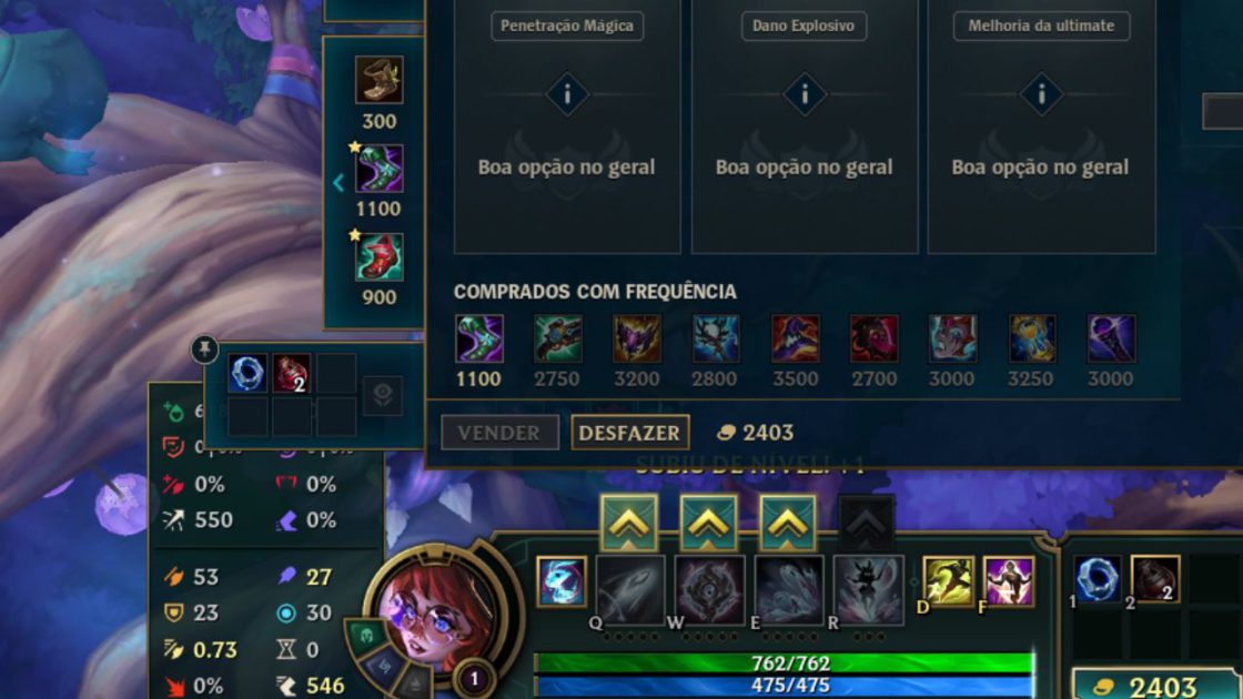 Na foto, como funciona a loja do LoL