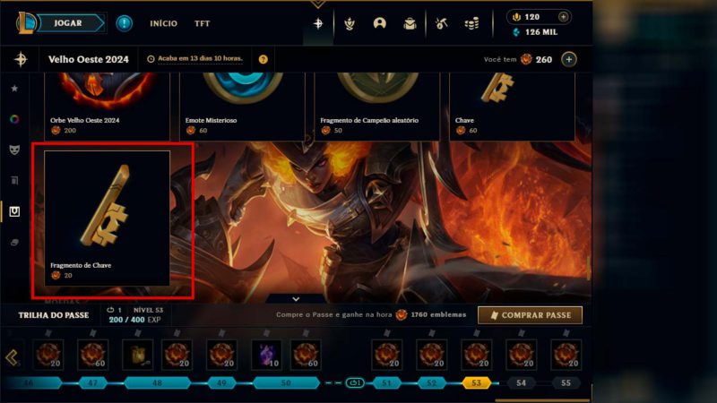 Image of key fragments in lol that can be purchased with event badges