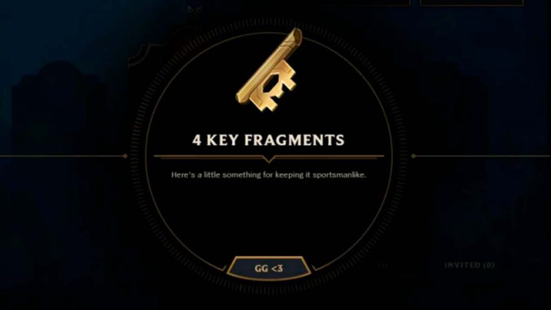 Image of key fragments in LoL