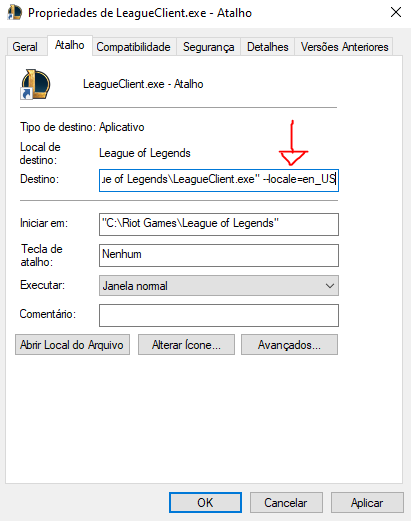 Imagem para ilustrar o tutorial de idioma do LoL
