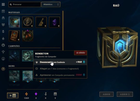 Ess Ncia Azul No Lol O Que E Como Ganhar Atualizado Mais