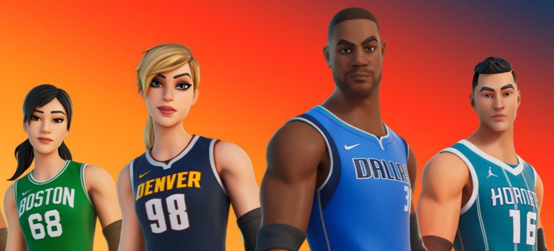 Skins da NBA no Fortnite, incluindo a do Lebron James