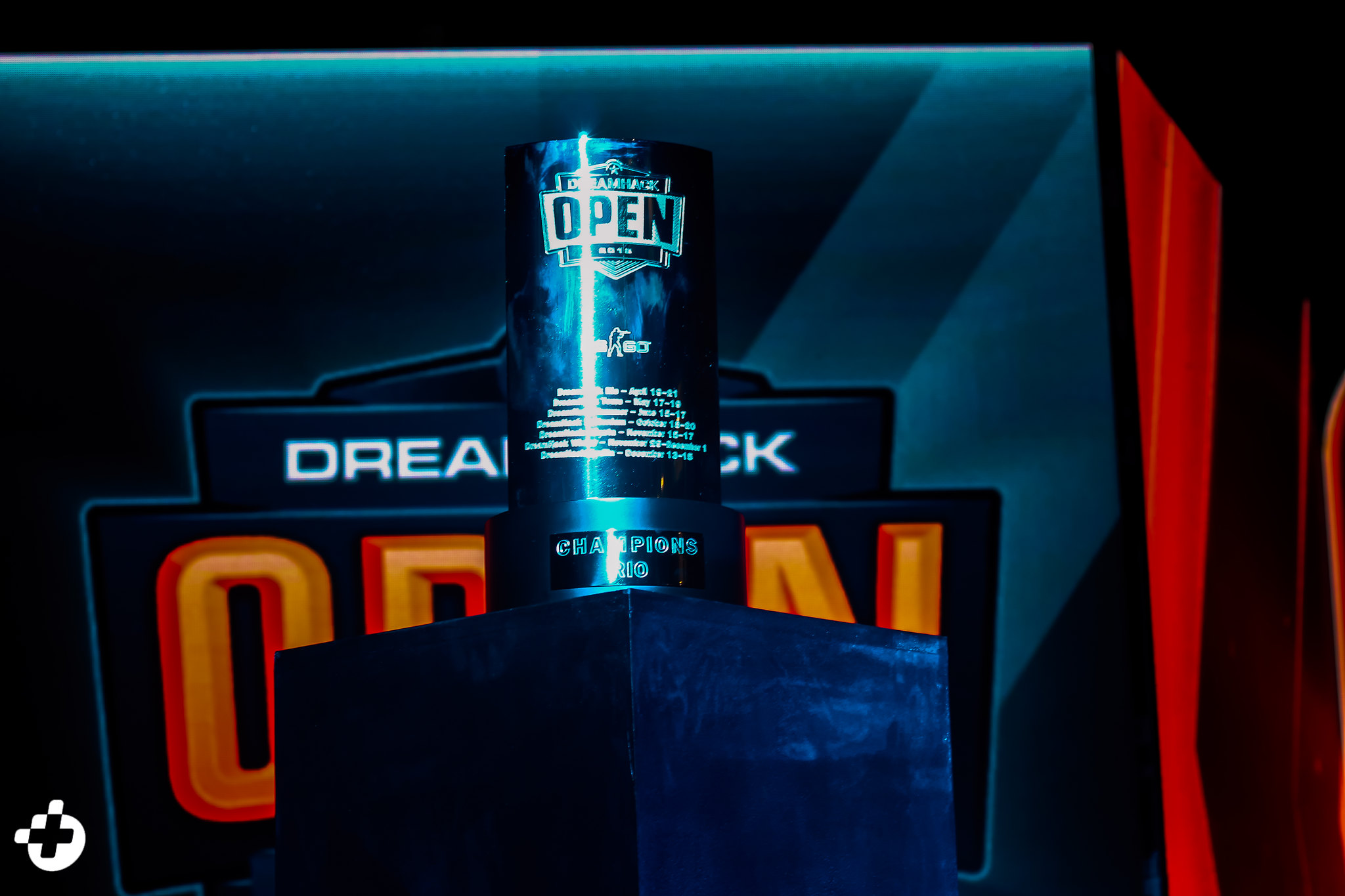 Imagem do Troféu da DreamHack Open Rio, campeonato de CS:GO que aconteceu no Brasil