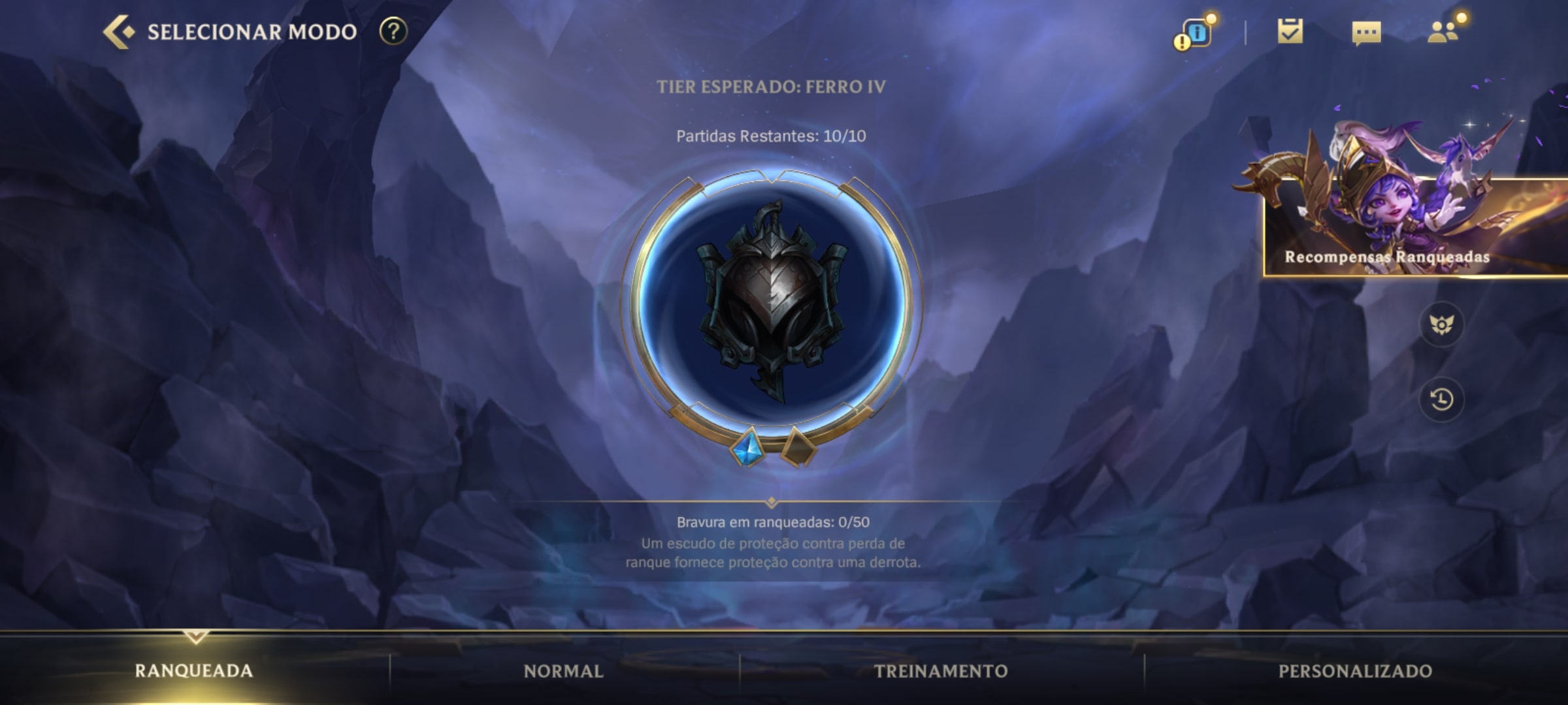 Wild Rift Nível 10+ #Ranqueada Desbloqueado - League Of Legends