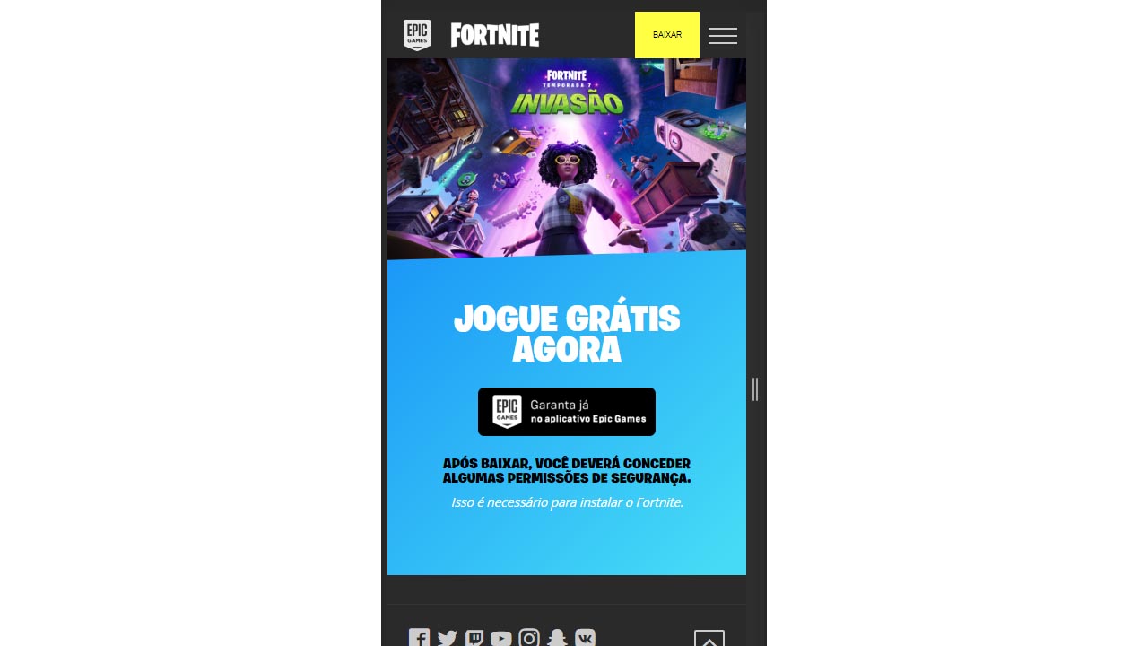 Tutorial de instalar o APK do Fortnite no Android