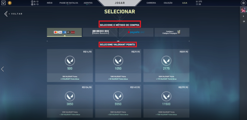 Valorant: como comprar gift cards e usar no jogo, valorant