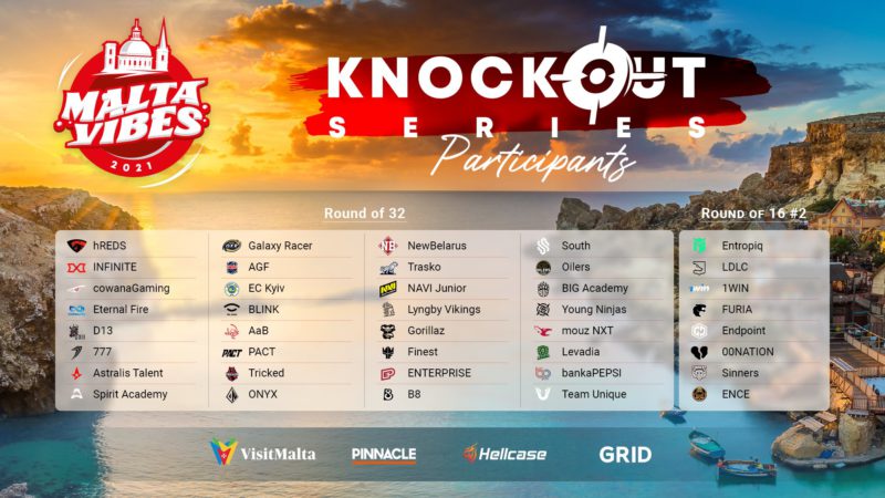 Times participantes da Malta Vibes Knockout S2