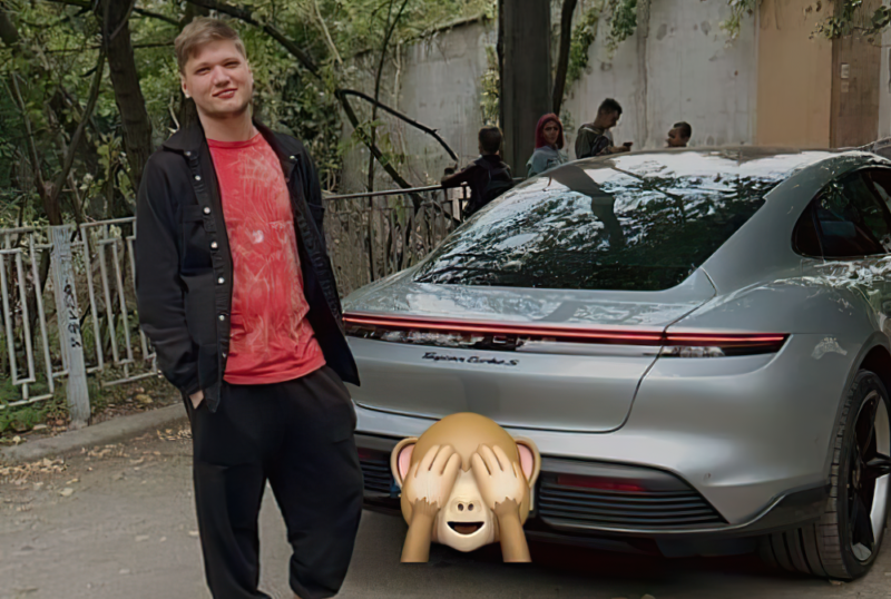S1mple e seu novo Porsche