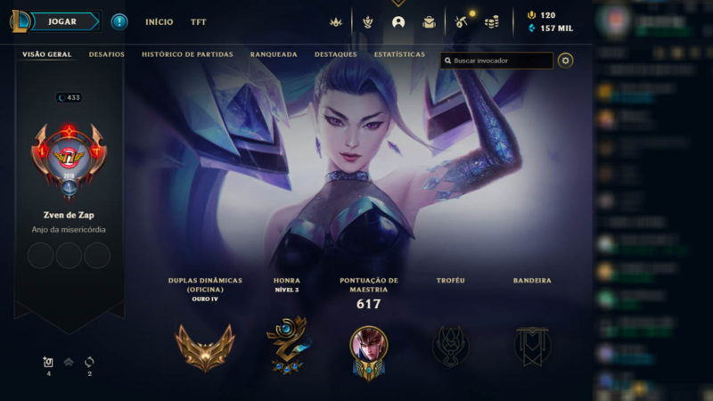 Veja estatísticas de campeões do League of Legends e ranks pelo op.gg