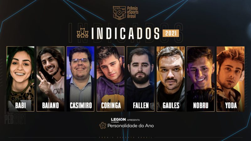 indicados premio esports brasil 2021