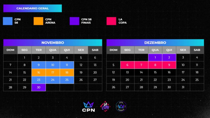 Calendário da Copa Nobru, CPN Arena e La Copa