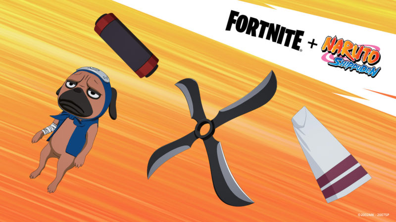 Acessórios para as costas Naruto no Fortnite