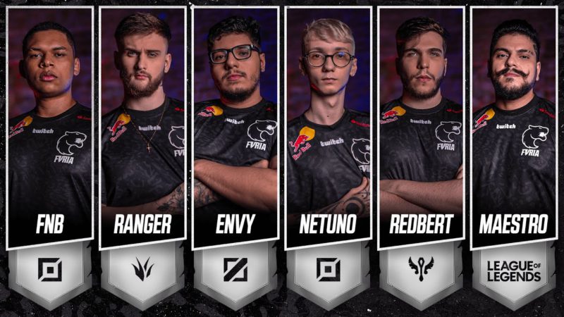 Line-up da FURIA para o CBLOL 2022