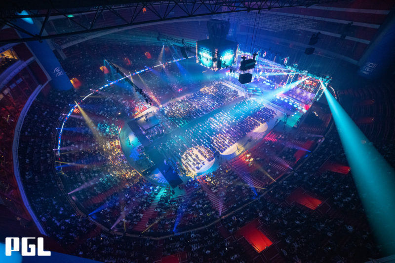 Arena do PGL Major Stockholm, torneio que está entre os 8 mais assistidos em 2021