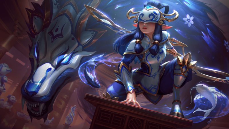 Imagem da skin Kindred Porcelana