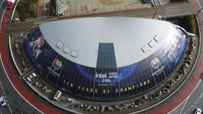 Spodek Arena, que vai receber os playoffs da IEM Katowice 2022