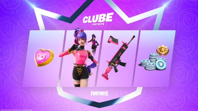 Itens do Clube Fortnite de março com Tracy Atrapalhada