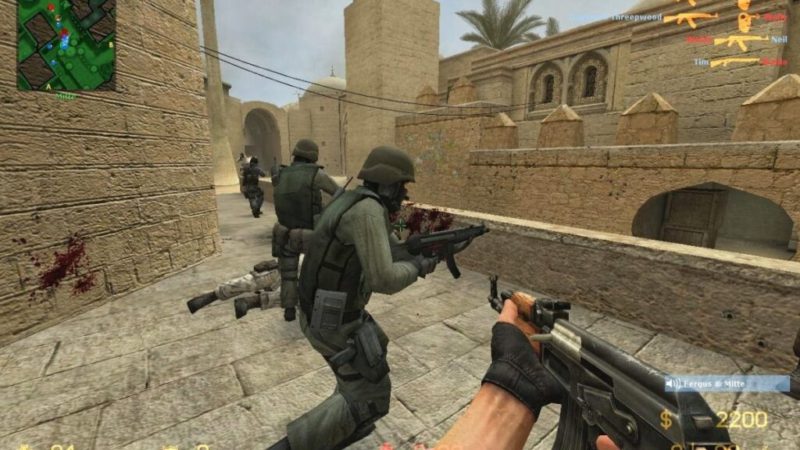 Imagem ilustrativa do jogo Counter-Strike nos anos 2000