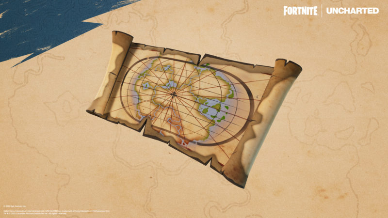 Mapa do tesouro de Uncharted