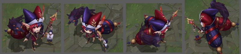 Conceito da skin Lulu Arcana no LoL