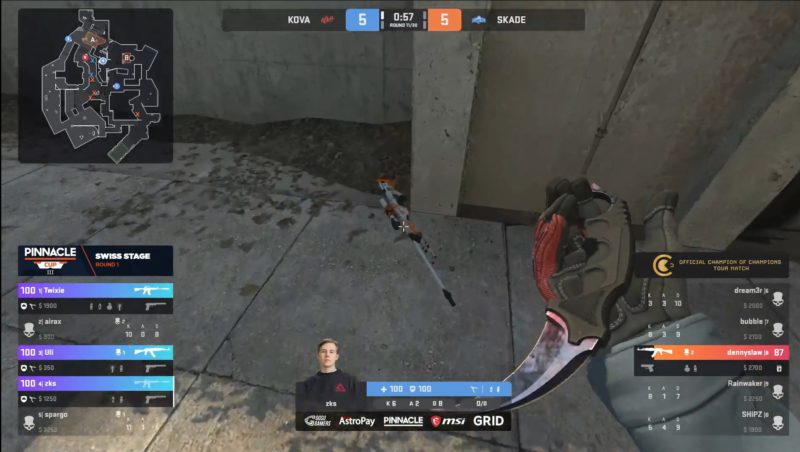 Imagem da AWP jogada em uma partida de CS:GO