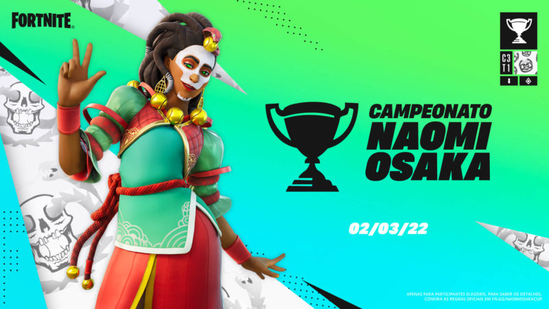 Campeonato de Naomi Osaka no Fortnite