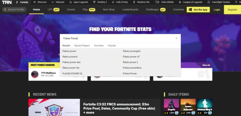 Fortnite Tracker: 3 sites para monitorar sua conta no battle royale –  Tecnoblog