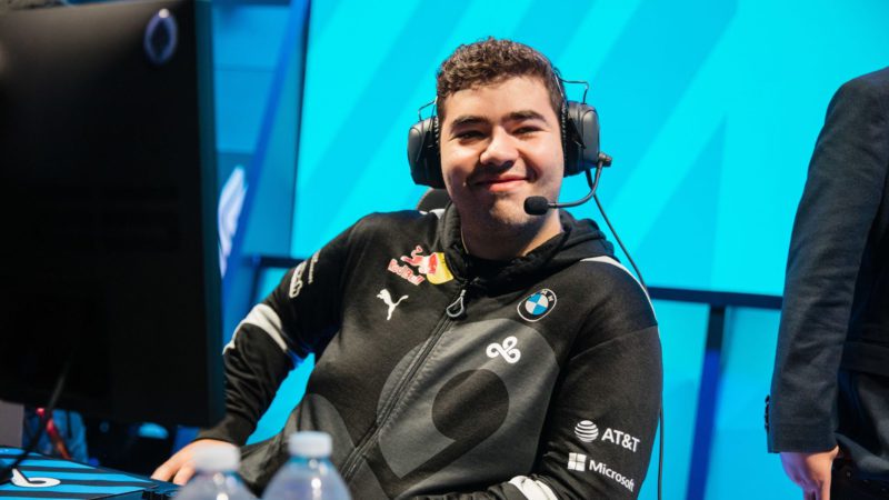 Imagem do Fudge, jgoador da Cloud9 na LCS 2022