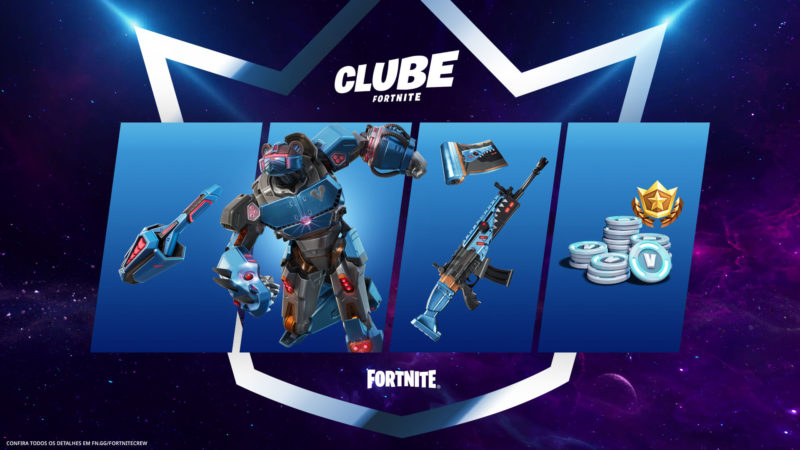 Pacote do Clube Fortnite de junho tem Comandante da Força Mech como traje