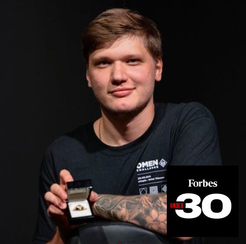 s1mple na Forbes europeia