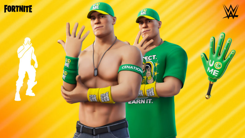 Itens de John Cena no Fortnite