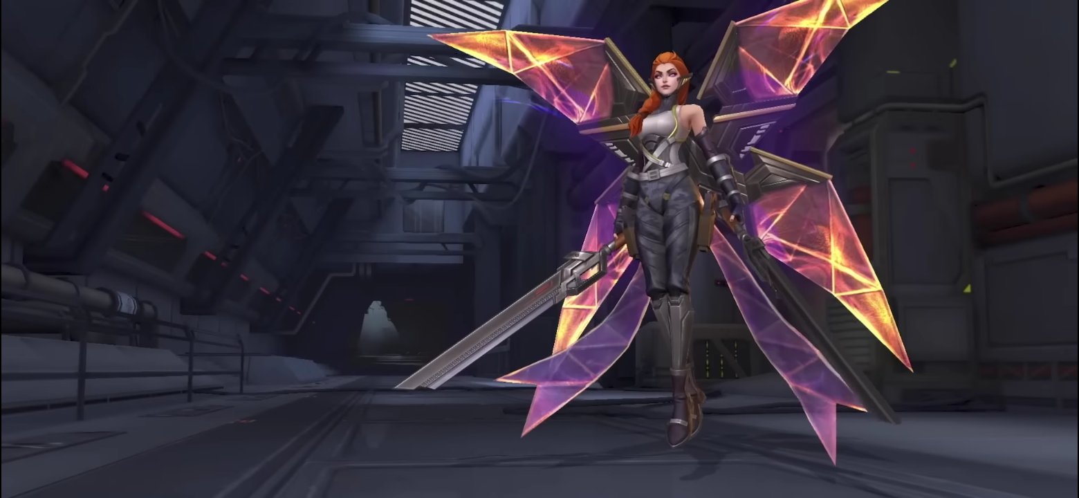 Imagem da skin Kayle Psyops no Wild Rift