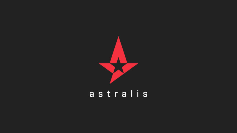 Logo da Astralis, equipe da LEC