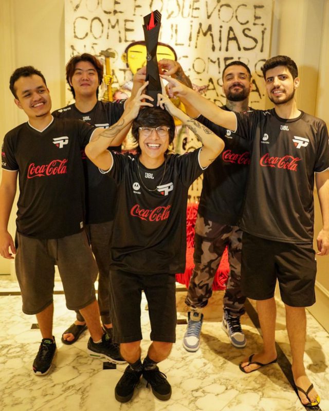 Elenco campeão pela paiN Gaming da primeira etapa do CBLOL 2021