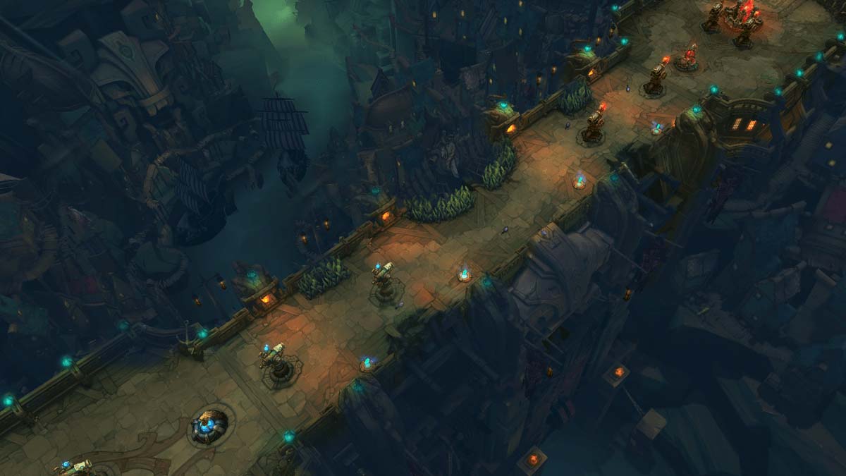 Imagem do mapa Ponte da Carnificina no ARAM do LoL