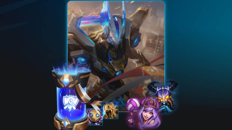 Imagem das recompensas do Bolão do Mundial - Worlds 2022