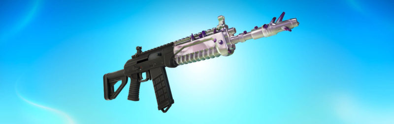 Rifle cromado do Fortnite