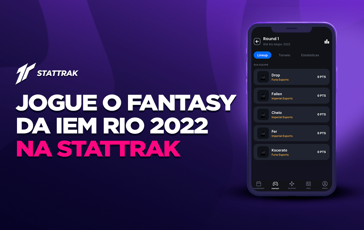 Imagem par ailustrar a matéria do Fantasy Game da Stattrak no IEM Major Rio 2022