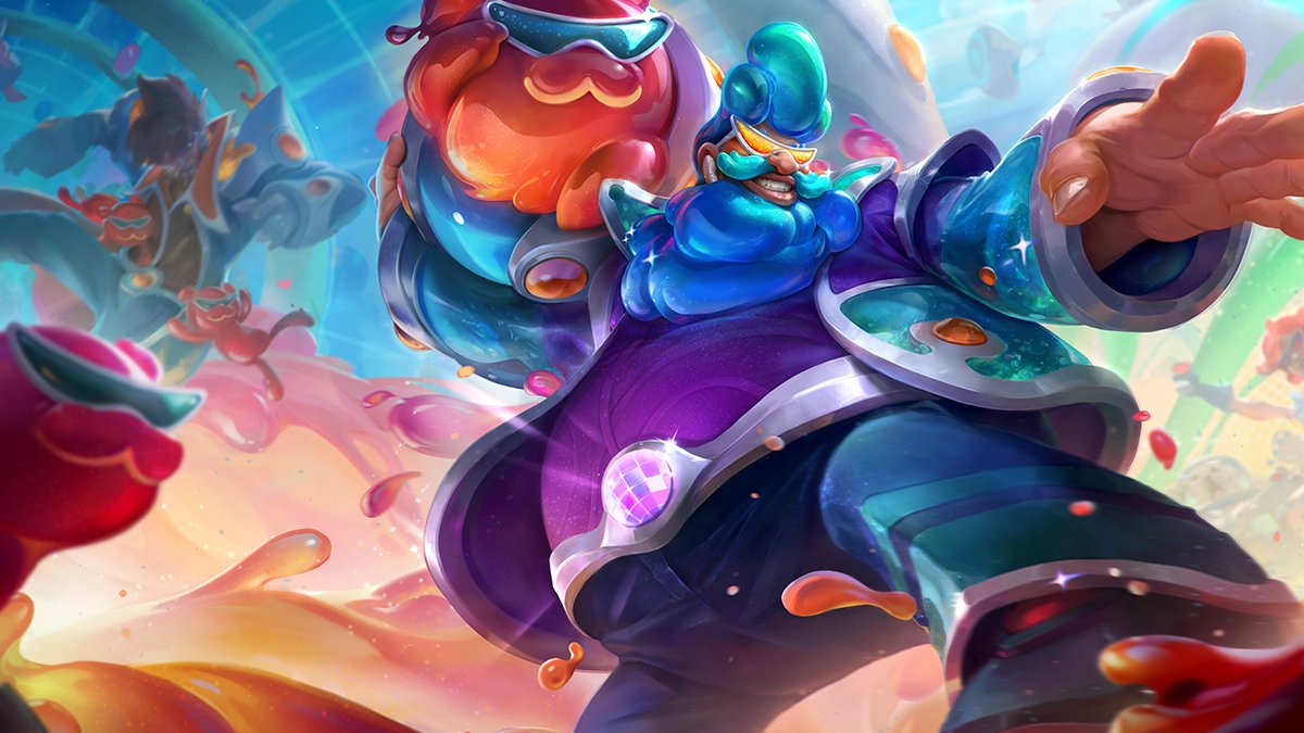 Imagem da skin Gragas Embalos no Espaço