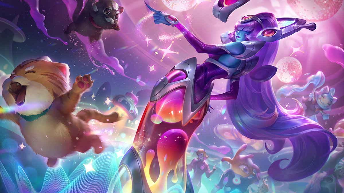 Imagem da skin Lissandra Embalos no Espaço