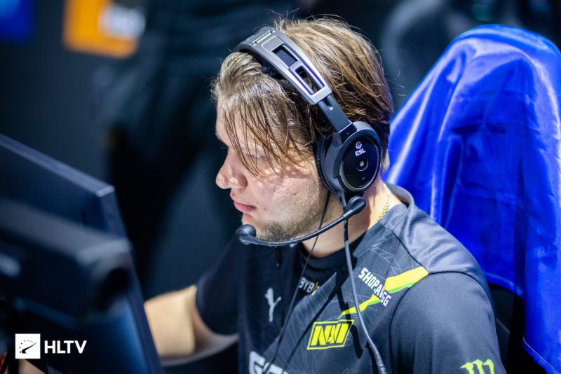 Imagem do jogador S1mple na IEM MAjor Rio 2022