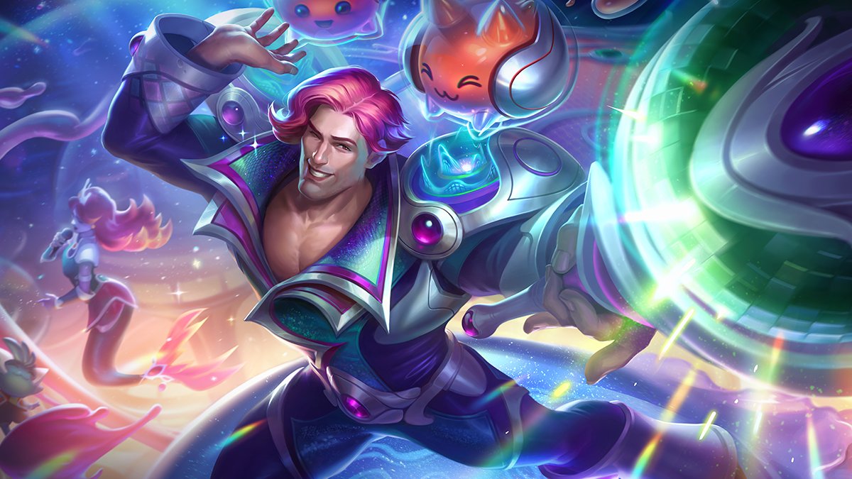 Imagem da skin Taric Embalos no Espaço