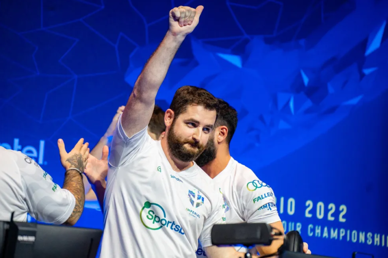 FalleN durante a iem rio major 2022