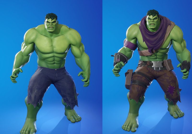 Skins do Hulk no Fortnite