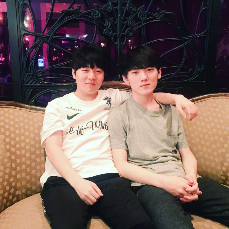 Rookie e JackeyLove na UInvictus Gaming em 2018